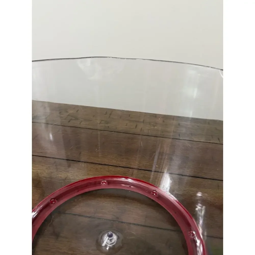 KitchenAid Salad Spinner Red Large Vegetables Lettuce Washer Dryer Colander Pump